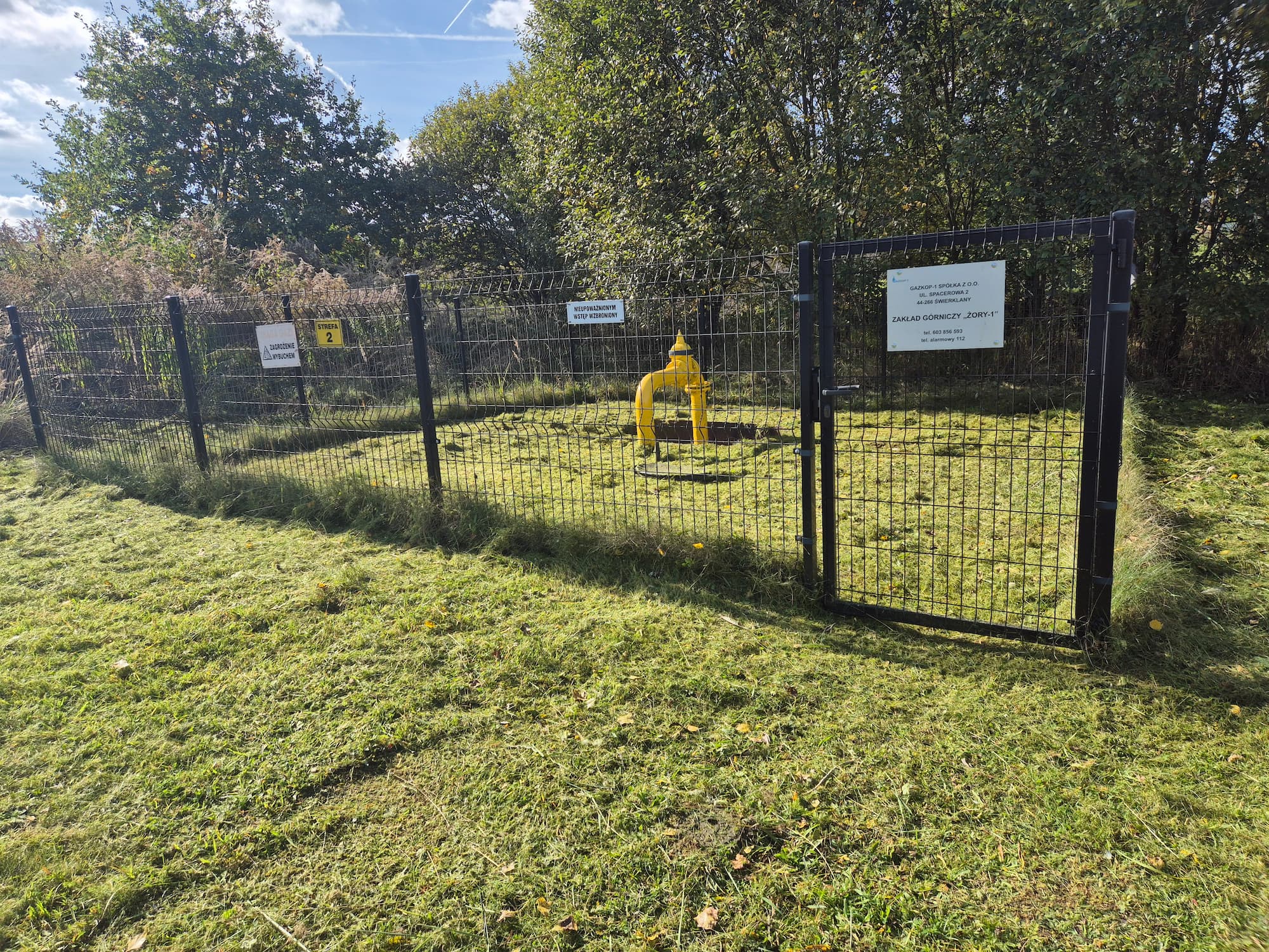 Głowica odwiertu w Żorach